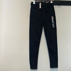 American eagle black highest rise jeans size 6